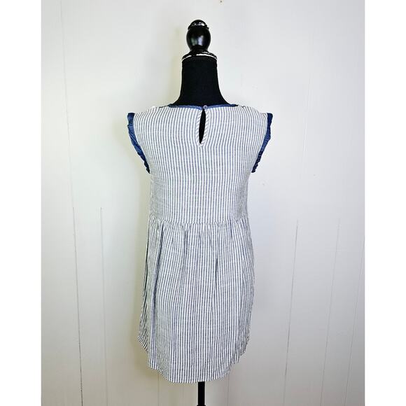 Andree by Unit Spring Sleeveless Dress Floral Embroidered Boho Easter Size Small - Picture 3 of 13